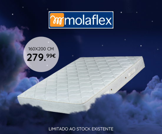 Colchão Molaflex 160x200 cm só 279,99€