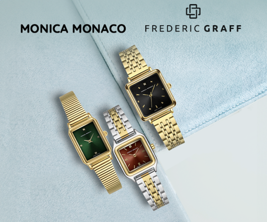 Relógios Monica Monaco e Frederic Graff