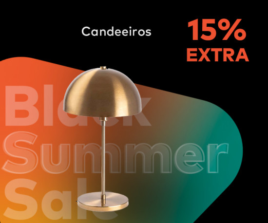 Candeeiros - 15% Desconto Extra