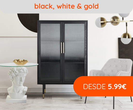 Home Decor - Black, White & Gold Desde 5,99Eur