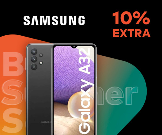 Black Summer Sales - 10% Desconto Extra Samsung Smartphones & Tablets