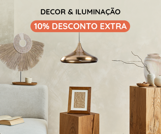 Outlet Decoração & Iluminação - 10% Desconto Extra