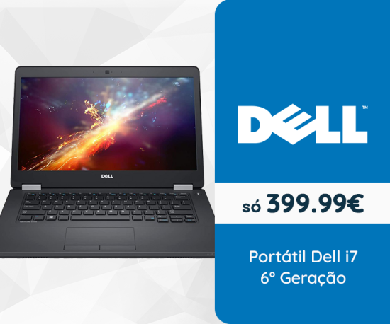 Portátil Dell i7 6º Geração SÓ 399,99Eur!