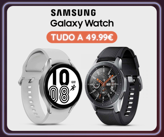 Smartwatches Samsung Galaxy - Tudo a 49,99Eur