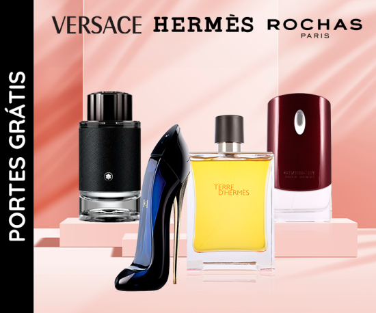 Perfumes - Versace, Rochas, Hermès