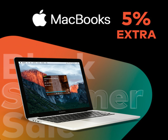 MacBook desde 139,99€ - 5% Desconto Extra