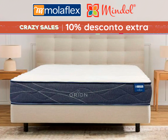 Colchões - Molaflex, Mindol - 10% Desconto Extra