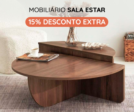 Mobiliário Sala - 15% Desconto