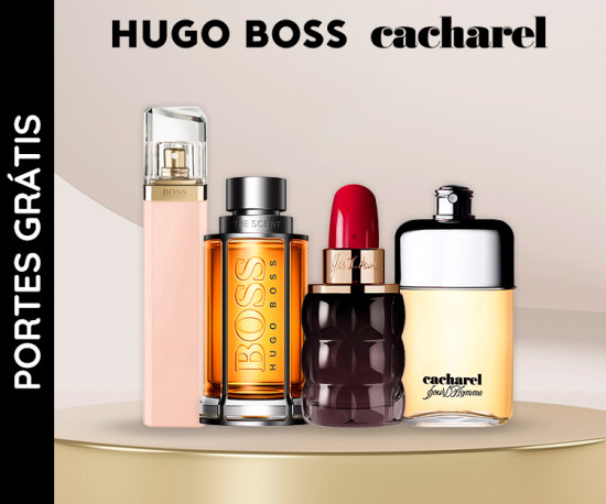 Perfumes Hugo Boss e Cacharel - Entrega em 72H