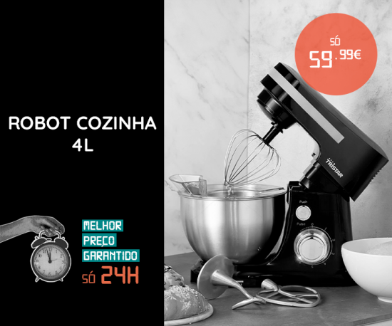 Robot Cozinha 4L só 59,99€