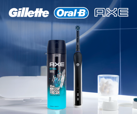 Higiene para ELE - Gillette, Axe, OralB - Desde 3,99Eur