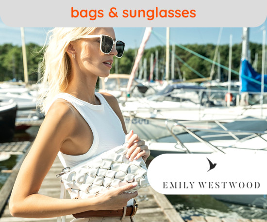 Emily Westwood Óculos de Sol e Malas