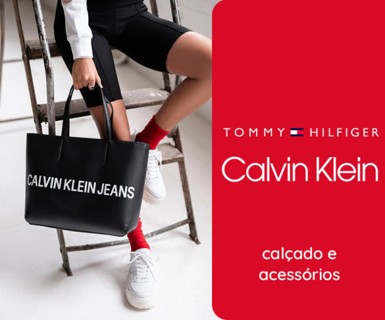 Calçado e Acessórios Calvin Klein e Tommy Hilfiger