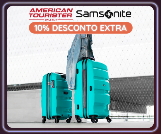 Samsonite e American Tourister 10% Extra
