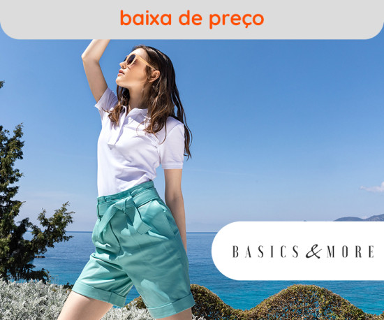 Basics & More Mulher BAIXA DE PREÇO