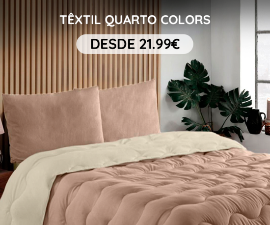 Têxtil Quarto Colors desde 21,99€