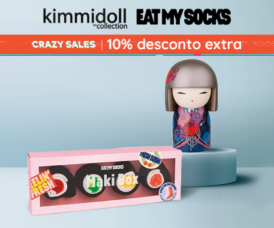 DN Kimmidoll & EatMySocks 10% desconto extra