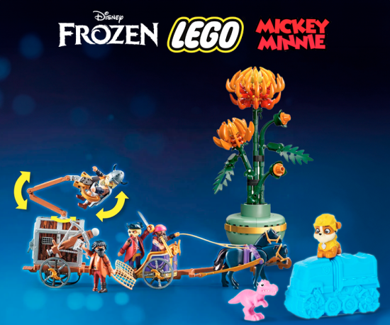 Brinquedos - Frozen, Minnie, Mickey e muito mais - desde 0,99Eur