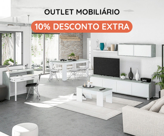 Outlet Mobiliário - 10% Desconto Extra