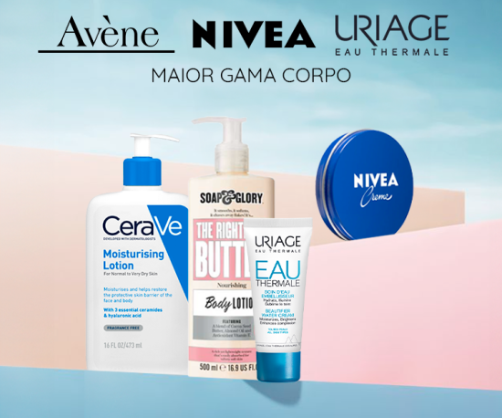 Corpo - Maior Campanha - Nivea, Uriage, Avène