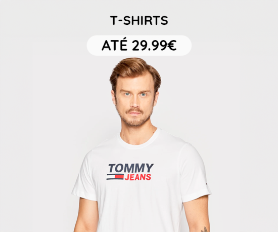 Especial T-shirts Homem até 29,99€