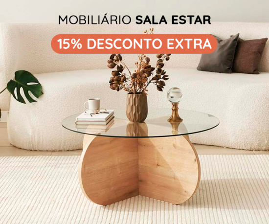 Mobiliário Sala Estar Top Vendas - 15% Desconto Extra