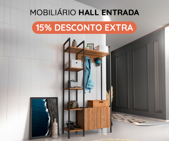 Mobiliário Hall Entrada Top Vendas - 15% Desconto Extra